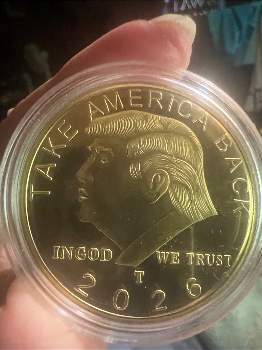 Donald Trump 2026. Take America Back Coin